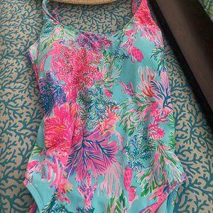Lilly Pulitzer Scoop Neck One Piece Tank Suit